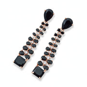 Elegance Rose Earrings - Opal Touch