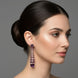 Elegance Rose Earrings - Opal Touch