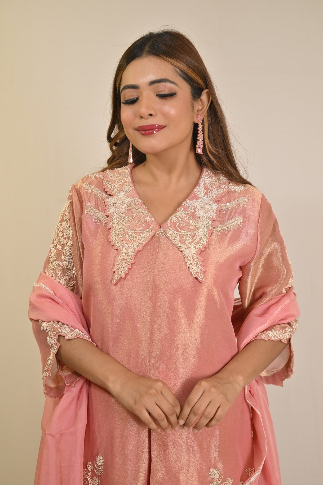 Elegance Rose Earrings - Opal Touch