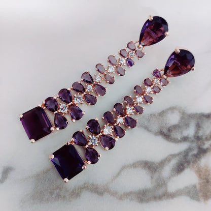 Opal Touch - Elegance Rose Earrings - Earrings