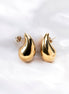 Studs - Elegance Round Hoop Gold Plated Studs - Opal Touch