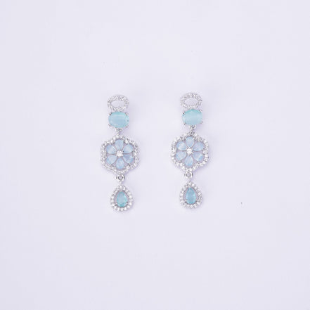 Opal Touch - Elegant 2 Layer Oval Necklace Set - Necklace