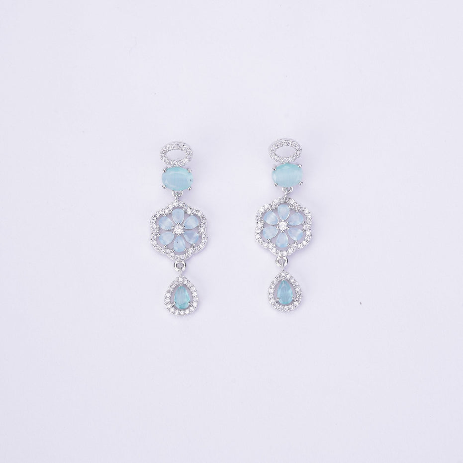Opal Touch - Elegant 2 Layer Oval Necklace Set - Necklace