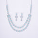 Opal Touch - Elegant 2 Layer Oval Necklace Set - Necklace