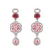 Opal Touch - Elegant 2 Layer Oval Necklace Set - Necklace