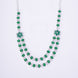 Opal Touch - Elegant 2 Layer Oval Necklace Set - Necklace