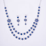 Opal Touch - Elegant 2 Layer Oval Necklace Set - Necklace