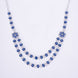 Opal Touch - Elegant 2 Layer Oval Necklace Set - Necklace
