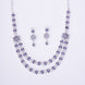 Opal Touch - Elegant 2 Layer Oval Necklace Set - Necklace