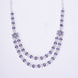 Opal Touch - Elegant 2 Layer Oval Necklace Set - Necklace