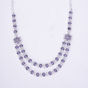 Opal Touch - Elegant 2 Layer Oval Necklace Set - Necklace