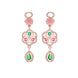 Opal Touch - Elegant 2 Layer Oval Necklace Set - Necklace