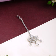 Elegant AD Stone Embellished Maang Tikka - Opal Touch