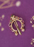 Juda Pin - Elegant Attire Gold Plated Juda Pin - Opal Touch