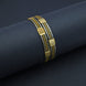 Bangles - Elegant Detailing Gold Silver Plated Bangles - Opal Touch
