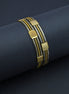 Bangles - Elegant Detailing Gold Silver Plated Bangles - Opal Touch
