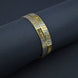 Bangles - Elegant Detailing Rose Gold Silver Plated Bangles - Opal Touch