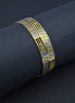 Bangles - Elegant Detailing Rose Gold Silver Plated Bangles - Opal Touch