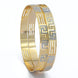 Bangles - Elegant Detailing Rose Gold Silver Plated Bangles - Opal Touch