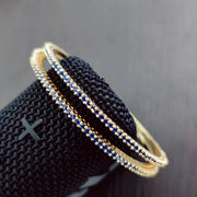 Opal Touch - Elegant Gold plated Bangles (Pack of 2) - Bangles