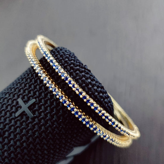 Opal Touch - Elegant Gold plated Bangles (Pack of 2) - Bangles