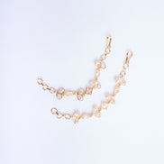 Opal Touch - Elegant Gold plated Ear Chain - Ear chain (Matil)