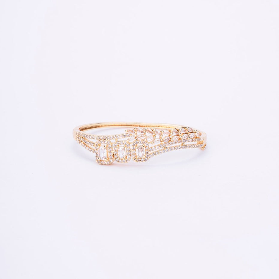 Elegant Precious Cubic ZIrconia Bracelet - Opal Touch