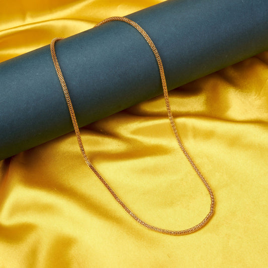 Chain - Elegant Radient Gold Plated Chain - Opal Touch