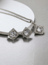 Opal Touch - Elegant Rhodium Locket Set with Pearl Accent - Locket Set
