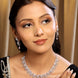 Elegant Rhodium Plated Cubic Zirconia (CZ) Necklace & Earrings Set - Opal Touch