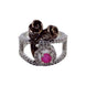 Opal Touch - Elegant Rhodium Ring - Ring