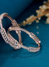 Opal Touch - Elegant Rose Gold Bangles Set (Pack of 2) - Bangles