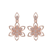 Opal Touch - Elegant Rose Necklace -