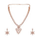 Opal Touch - Elegant Rose Necklace -