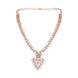 Opal Touch - Elegant Rose Necklace -