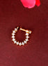 Opal Touch - Elegant White Gold CZ Nose Pin | AAA-Grade Cubic Zirconia - Nose pin