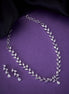 Opal Touch - Elegant White Radiance Necklace - Necklace