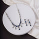 Necklace - Elysian Spark Rhodium Plated Necklace - Opal Touch