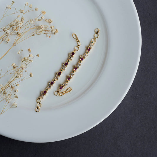 Matil - Embellished Intricate Kan Chain - Opal Touch