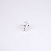 Rings - Embraced Rhodium Viper Ring - Opal Touch