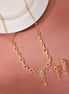 Necklace - Emerald Enlace Gold Plated Necklace - Opal Touch