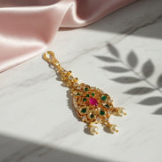 Emerald Gleam Gold Tika - Opal Touch