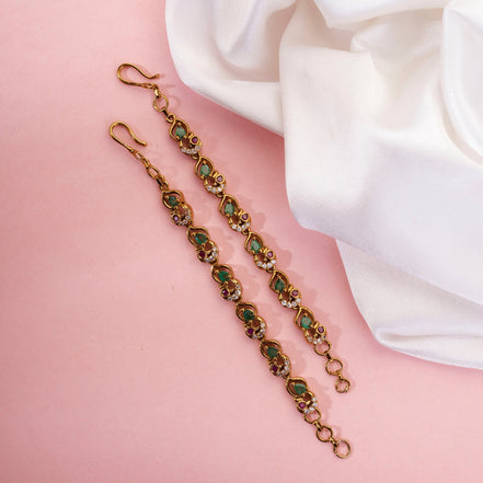 Matil - Emerald Noor Matte Black Plated Matil - Opal Touch