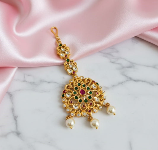 Emerald Oasis Gold Plated Tika - Opal Touch