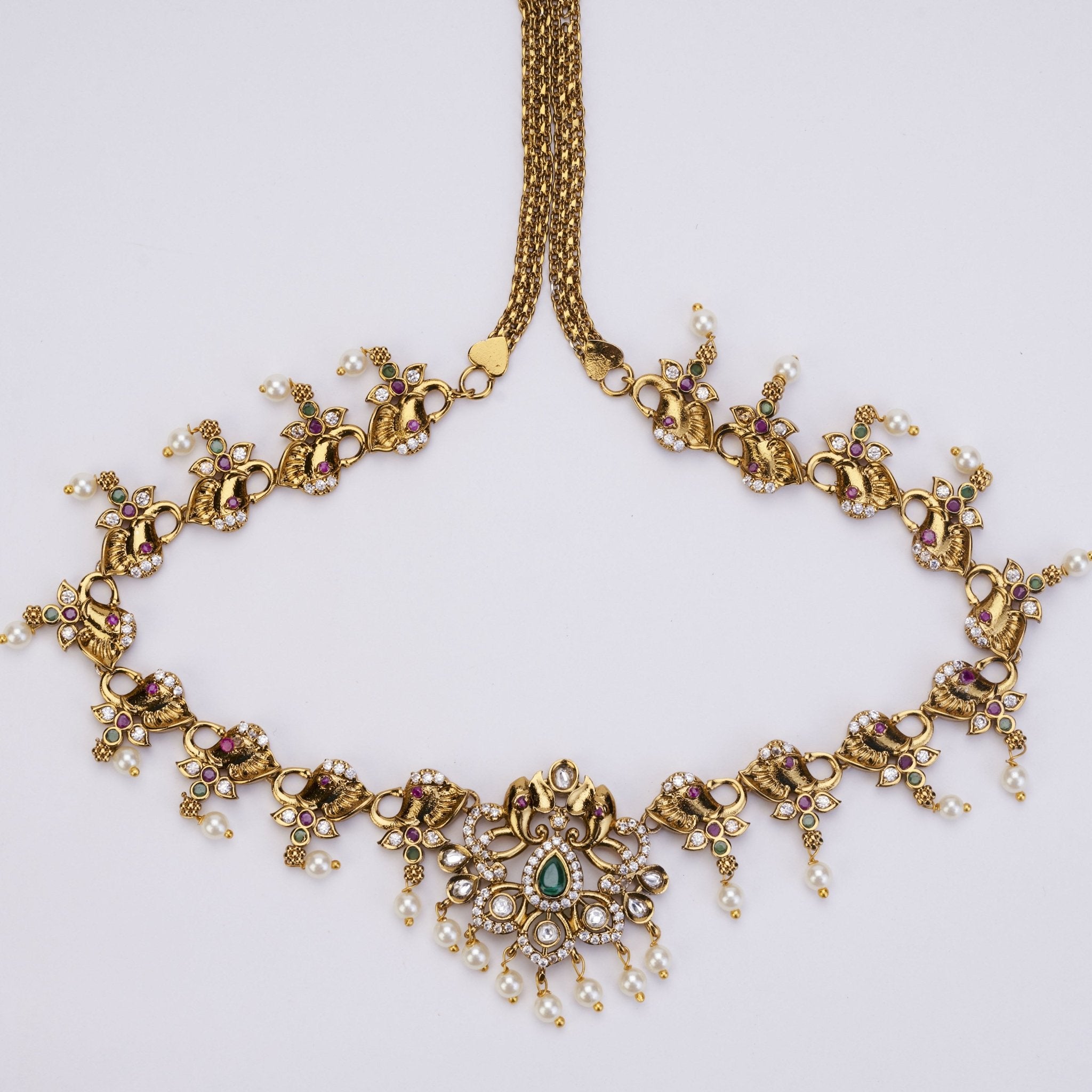 Hip Belt - Emerald Serenade Kamarbandh - Opal Touch