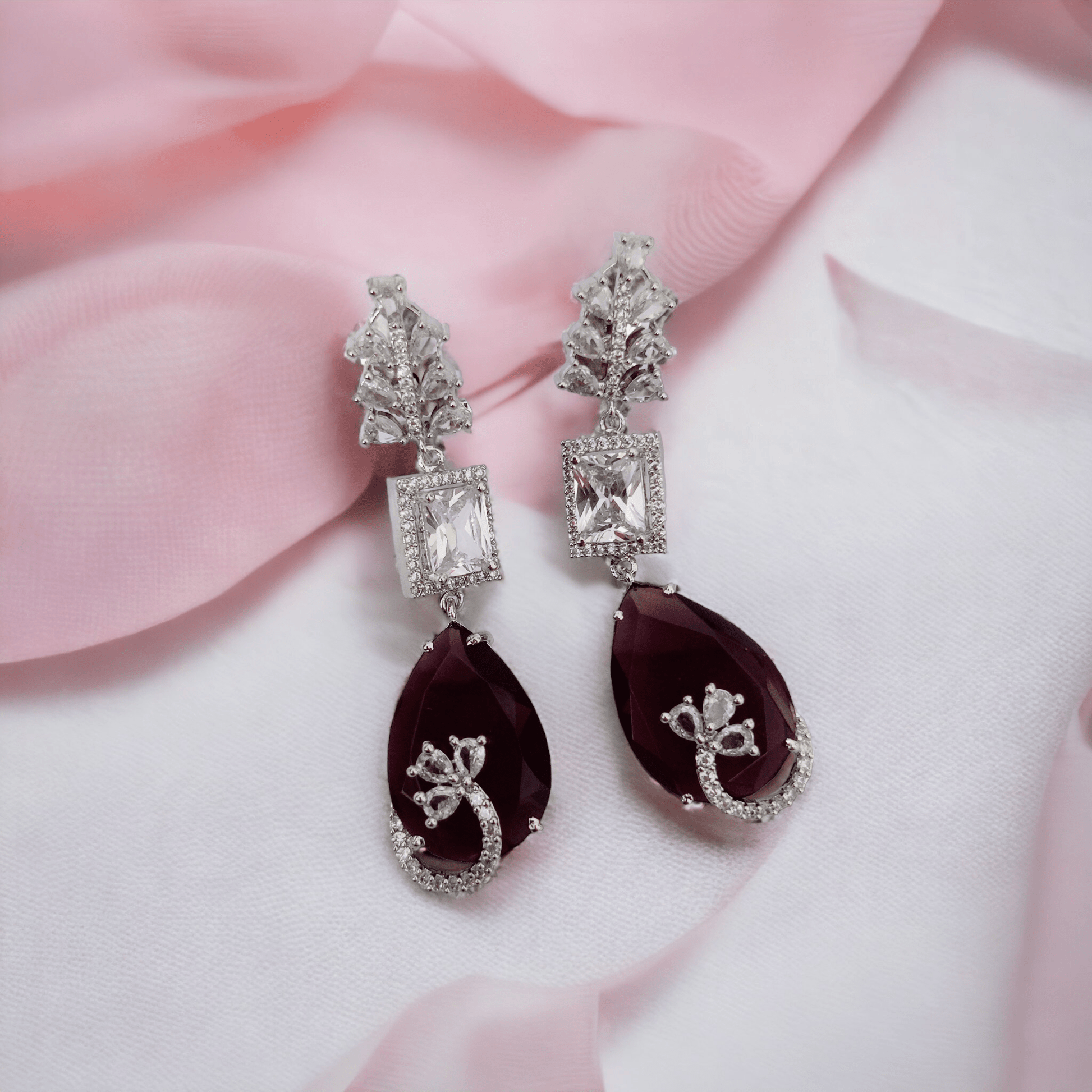 Opal Touch - Emerald Whispers Earrings - Earrings