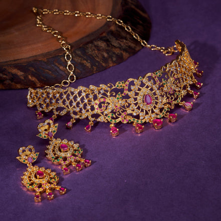 Necklace - Empress Delight Necklace Set - Opal Touch