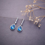 Earrings - Empress Glow Pear Cut Drops - Opal Touch