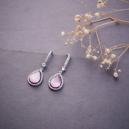 Earrings - Empress Glow Pear Cut Drops - Opal Touch