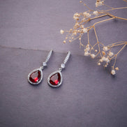 Earrings - Empress Glow Pear Cut Drops - Opal Touch